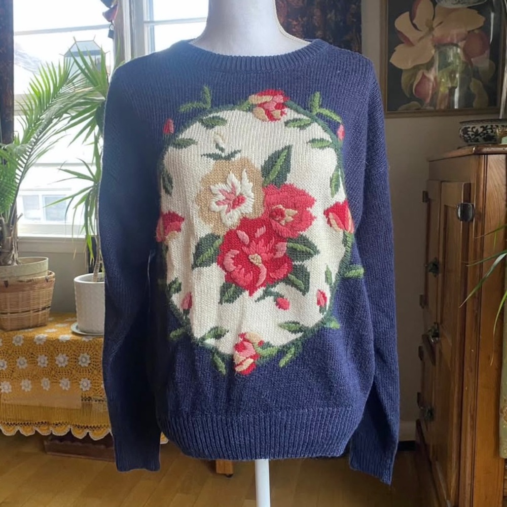 SOLD “Haberdashery” by Leslie Fay sweater